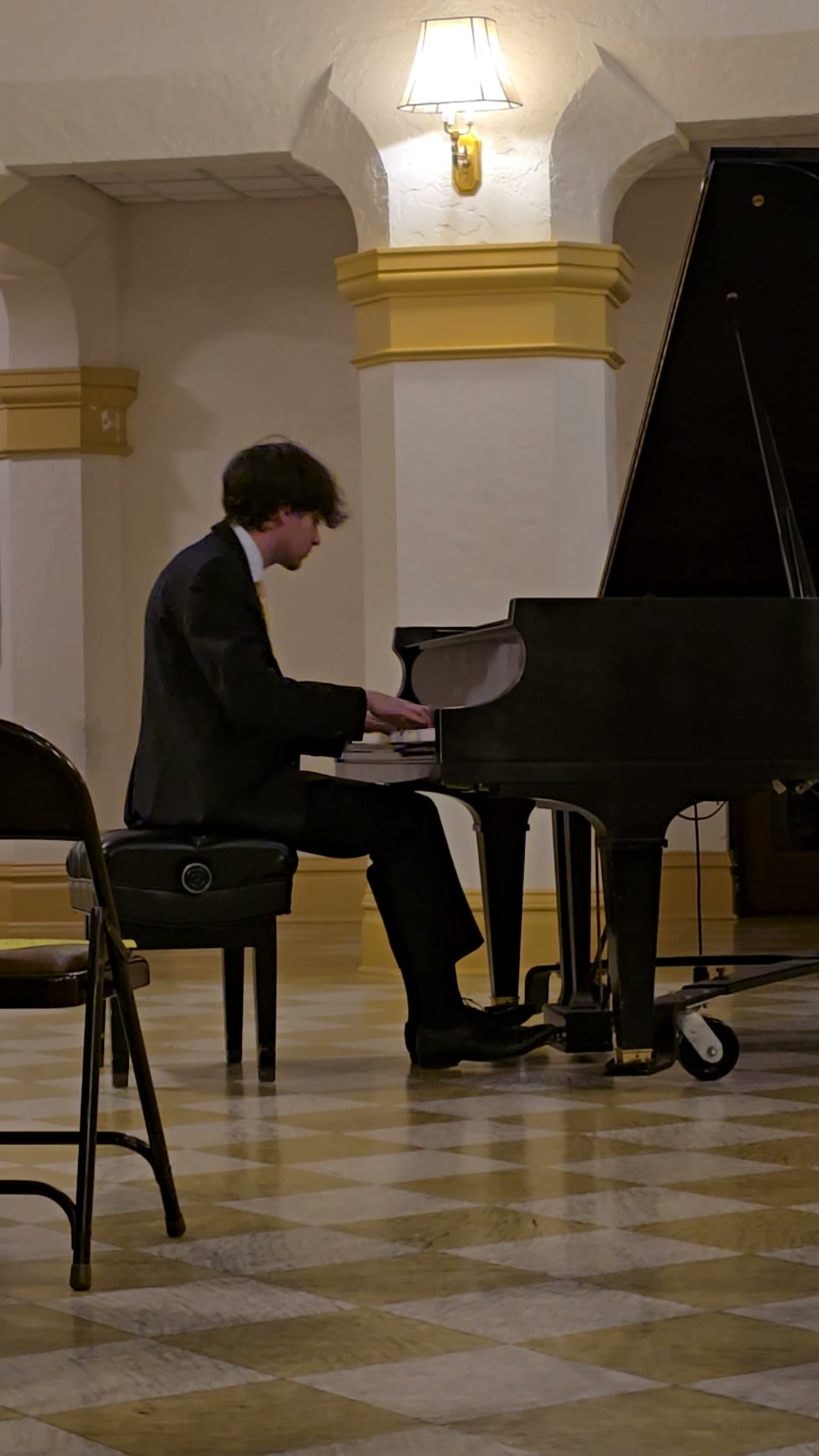 Piano concert performance